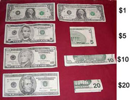 folding money steps